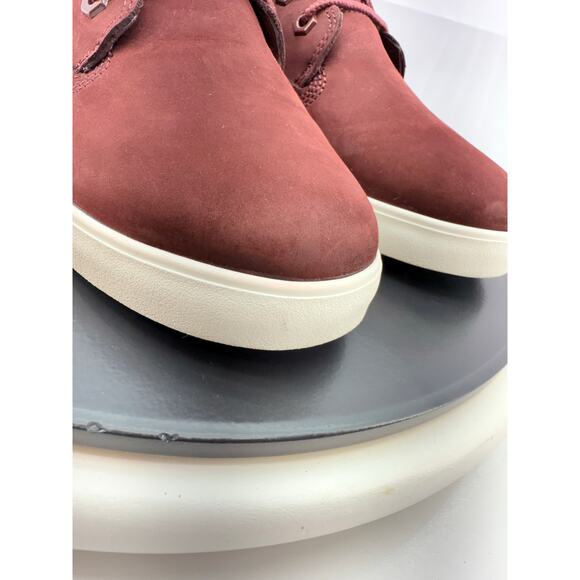 Timberland Dausette Burgundy Women's Size 10 Sneakers Boots Nubuck Suede Shoes - Picture 5 of 12